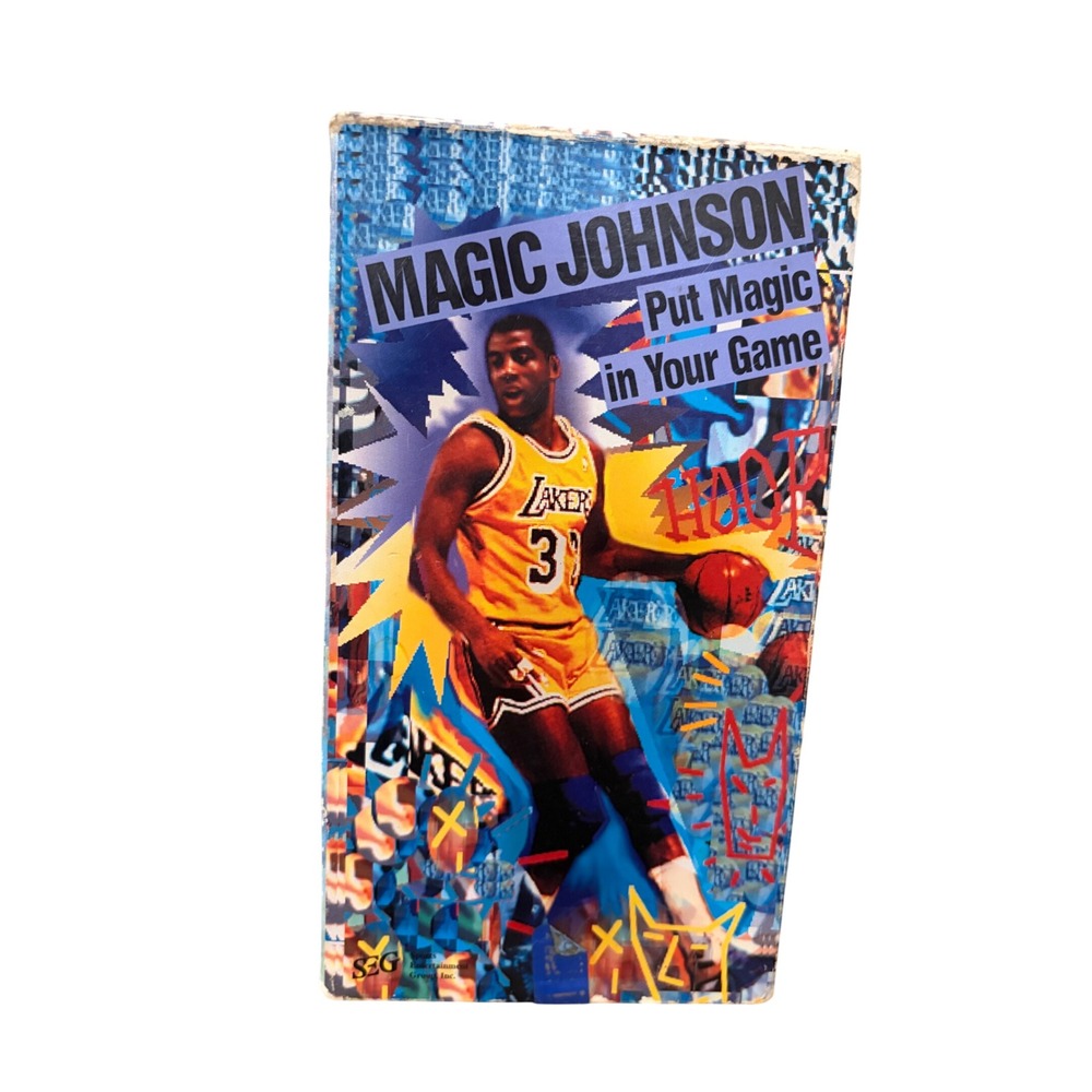 Magic Johnson Put Magic in Your Game VHS 1991 CBS Fox Video Sports Lakers NBA